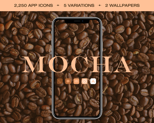 Mocha App Icon Pack for iOS